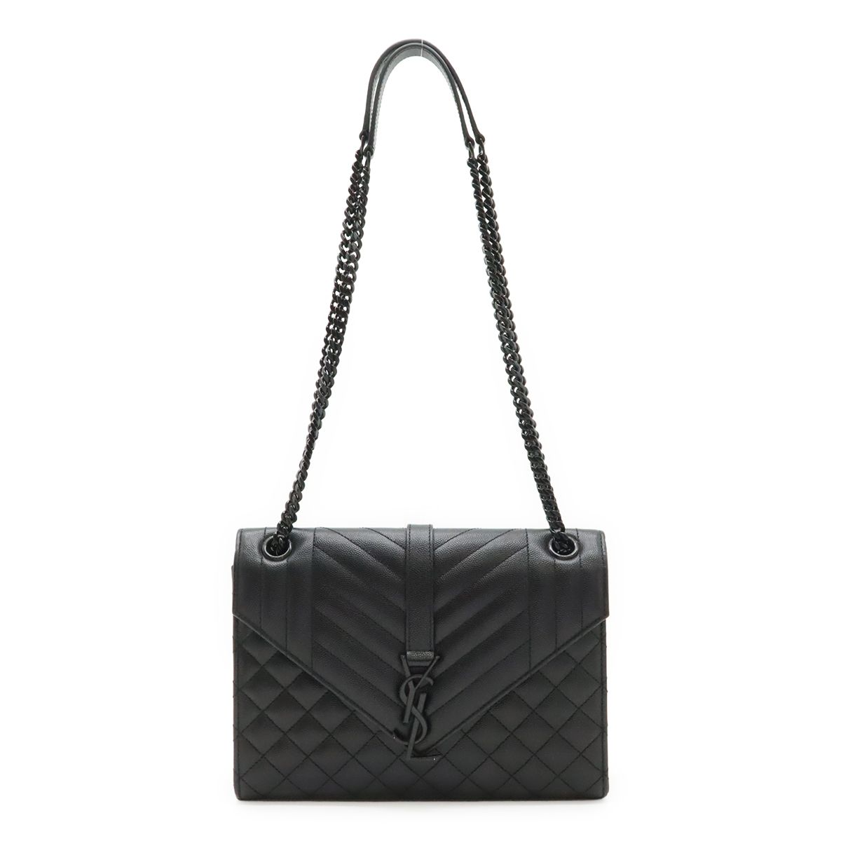 Saint Laurent Paris YSL Classic Monogram Satchel Chain Shoulder Bag Quilted