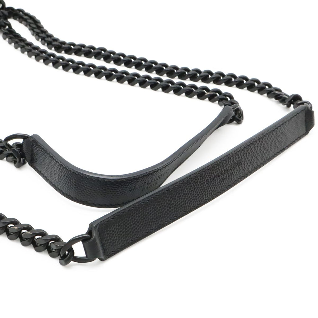 Saint Laurent Paris YSL Classic Monogram Satchel Chain Shoulder Bag Quilted — view 5