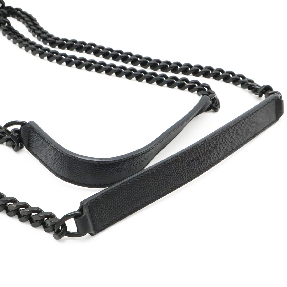 Saint Laurent Paris YSL Classic Monogram Satchel Chain Shoulder Bag Quilted — view 5