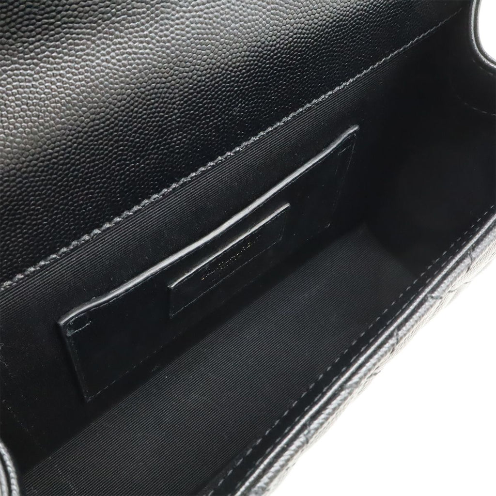 Saint Laurent Paris YSL Classic Monogram Satchel Chain Shoulder Bag Quilted — view 6