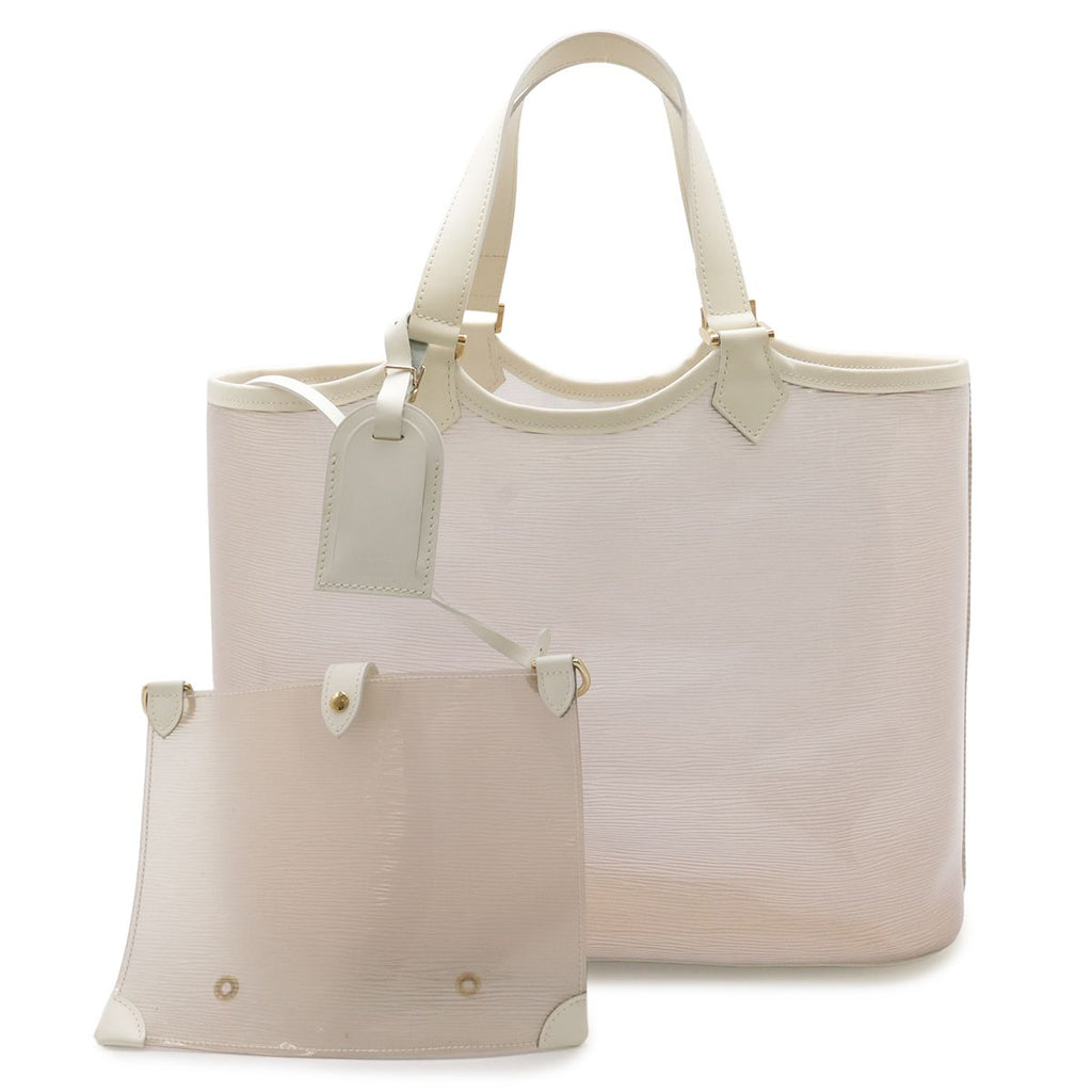Louis Vuitton Epi Plage Lagunbay Tote Vinyl Leather Coconut Clear Gold
