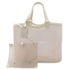 Louis Vuitton Epi Plage Lagunbay Tote Vinyl Leather Coconut Clear Gold