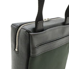 Louis Vuitton Taiga Sayan Shoulder Bag Crossbody Leather Canvas Ardoise Black — view 4