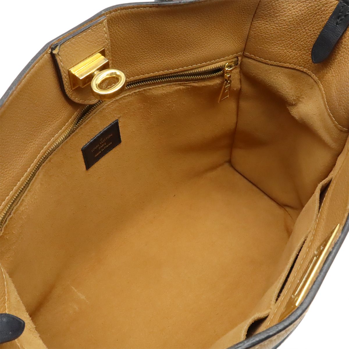 Louis Vuitton Monogram on My Side MM 2-Way Shoulder Bag Leather Noir Black — view 7