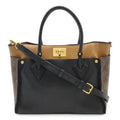 Louis Vuitton Monogram on My Side MM 2-Way Shoulder Bag Leather Noir Black
