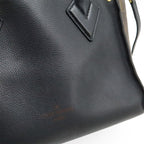 Louis Vuitton Monogram on My Side MM 2-Way Shoulder Bag Leather Noir Black — view 9