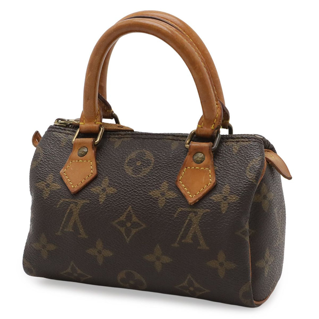 Louis Vuitton Monogram Mini Speedy Mini Bag Pouch Case — view 2