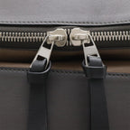 Loewe Goya Backpack Calfskin Leather Mocha Brown Gray Black Silver — view 5