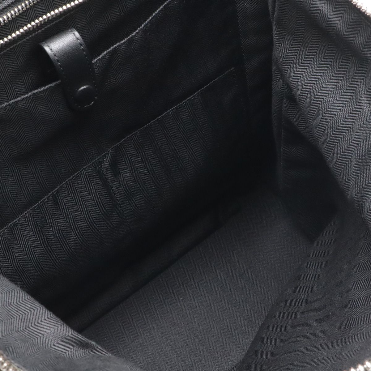 Loewe Goya Backpack Calfskin Leather Mocha Brown Gray Black Silver — view 7