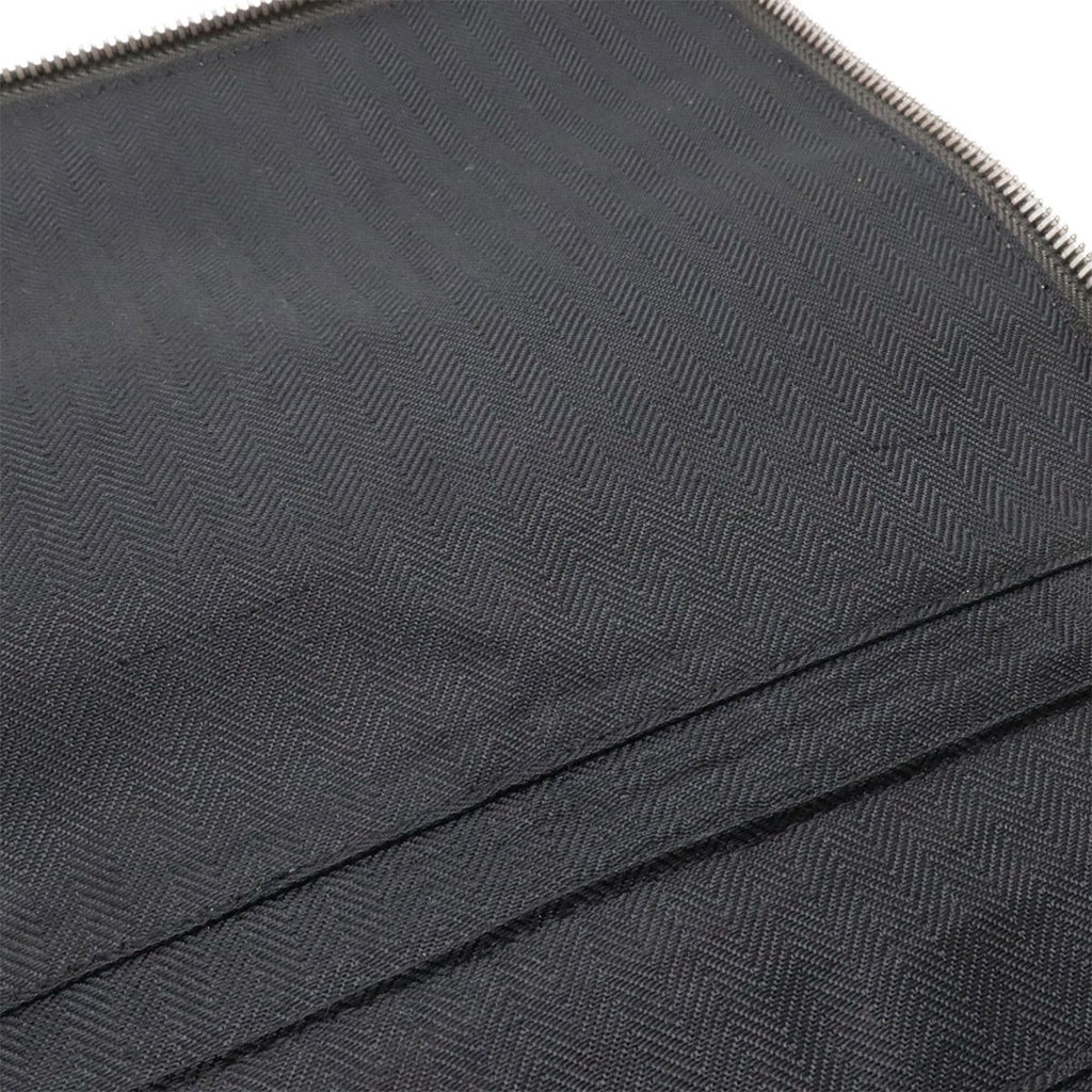 Loewe Goya Backpack Calfskin Leather Mocha Brown Gray Black Silver — view 8