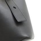 Loewe Pebble Bucket Bag Mini Slim Scarf Leather Black Gold — view 8