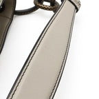 Bottega Veneta Intrecciato Brio Shoulder Bag Knot Fringe Leather Light Gray Ju — view 6
