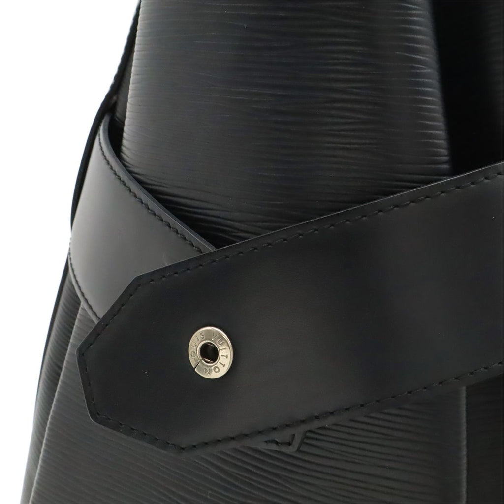 Louis Vuitton Epi Sac Depot PM Shoulder Bag Leather Noir Black — view 8