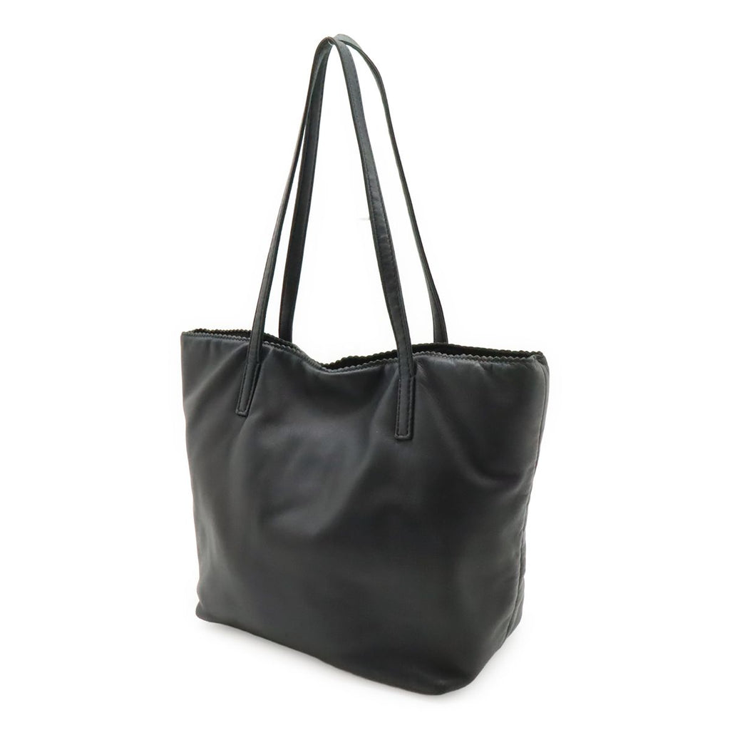 Loewe Anagram Fringe Tassel Tote Nappa Leather Black — view 2