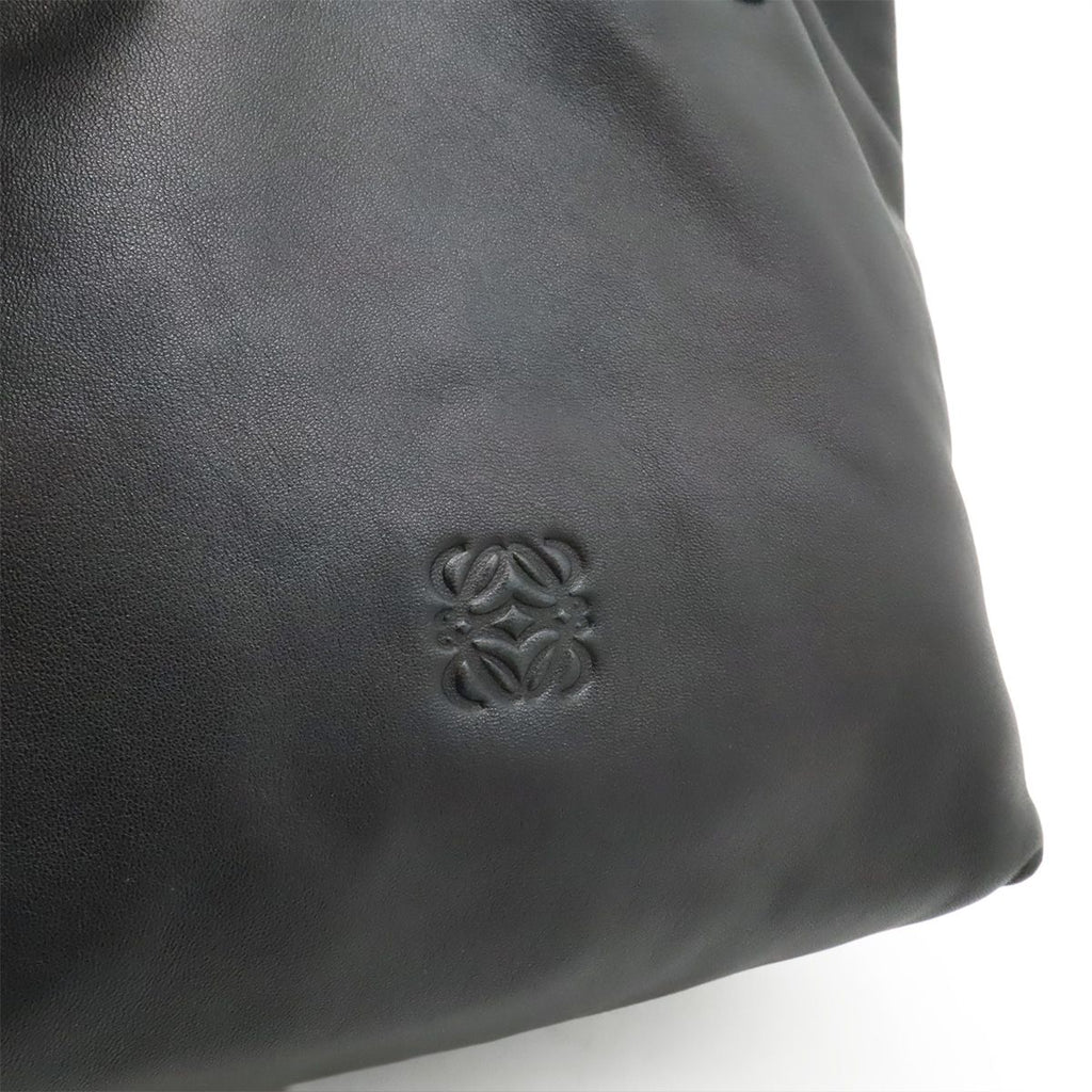 Loewe Anagram Fringe Tassel Tote Nappa Leather Black — view 8