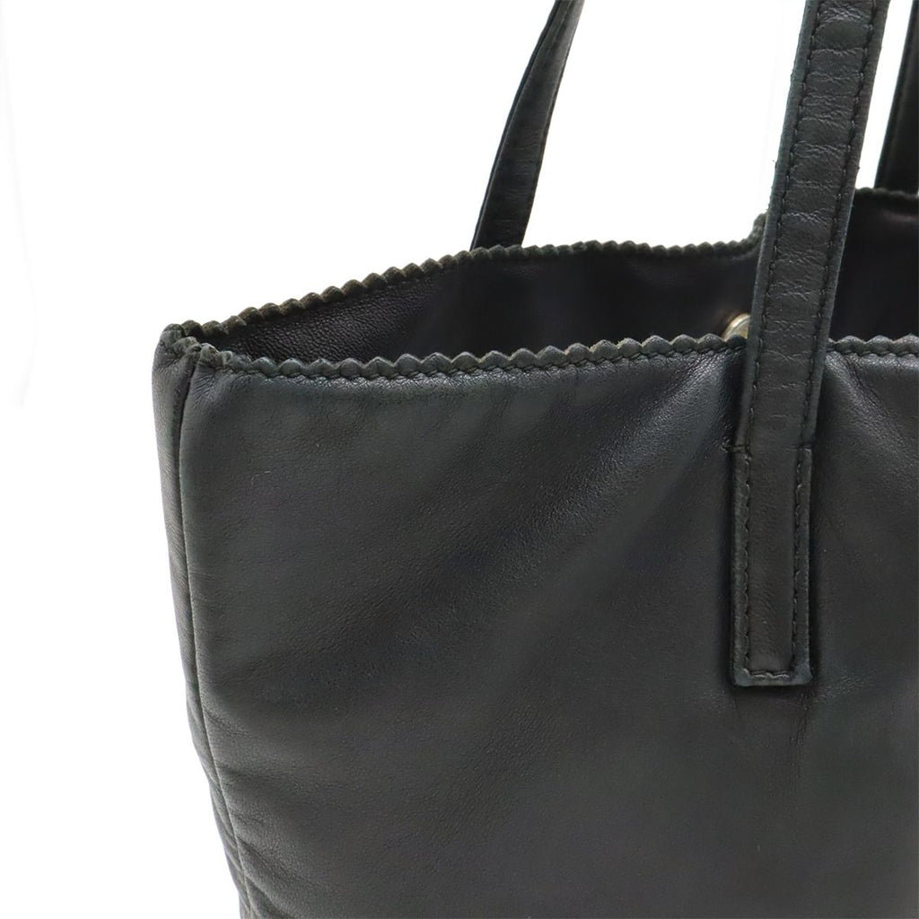 Loewe Anagram Fringe Tassel Tote Nappa Leather Black — view 7