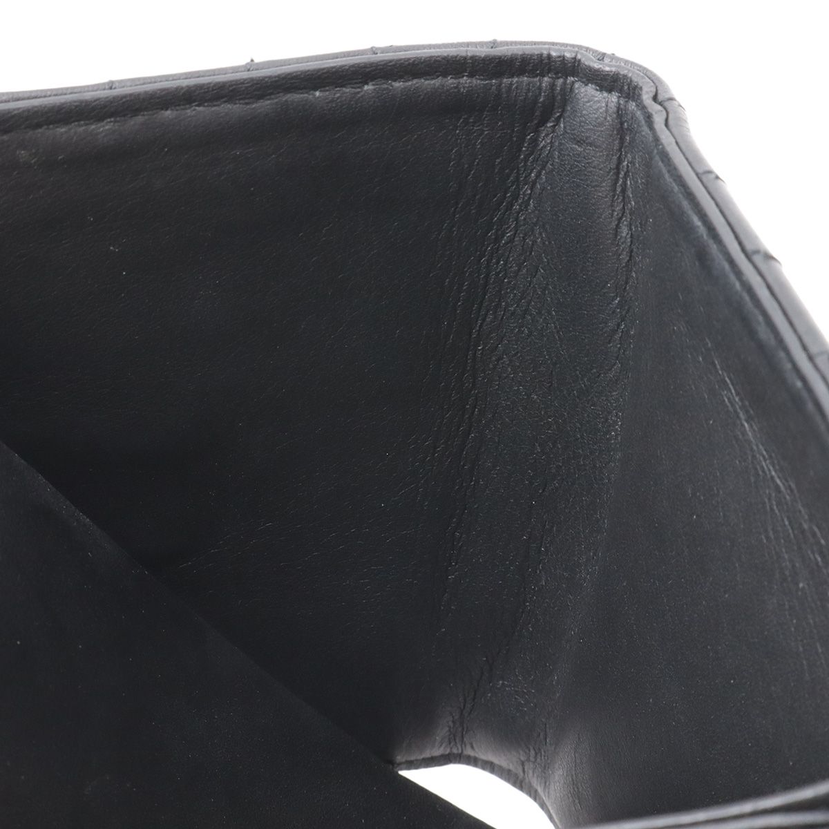 Louis Vuitton New Wave Gypt Compact Wallet Bifold Leather Noir Black — view 6
