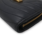 Louis Vuitton New Wave Gypt Compact Wallet Bifold Leather Noir Black — view 3