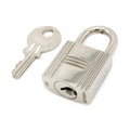 Hermes Cadena Padlock Key with Key Metal Silver