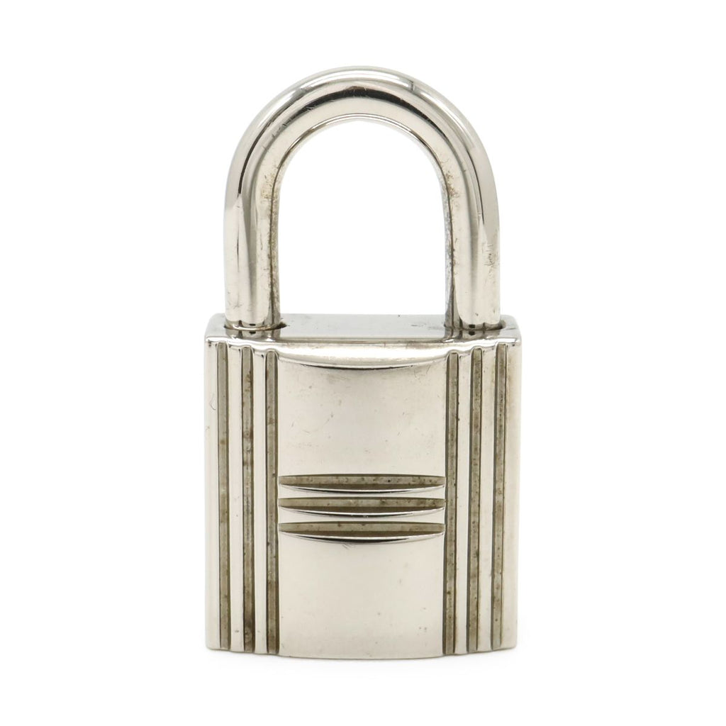 Hermes Cadena Padlock Key with Key Metal Silver — view 2