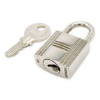 Hermes Cadena Padlock Key with Key Metal Silver