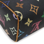 Louis Vuitton Monogram Multicolor Mini Speedy Mini Bag Pouch Case Noir Black — view 3