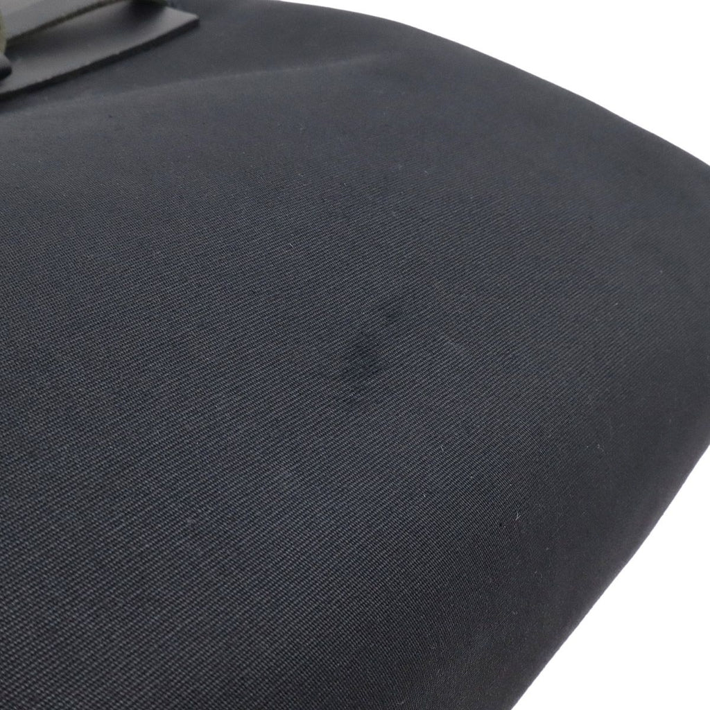 Hermes Herbag MM Handbag Toile Officier Canvas Black — view 4