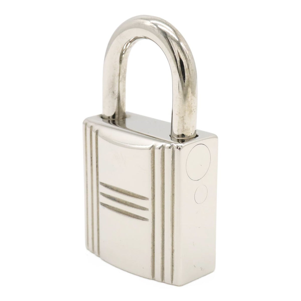 Hermes Cadena Padlock Key with Key Metal Silver — view 3