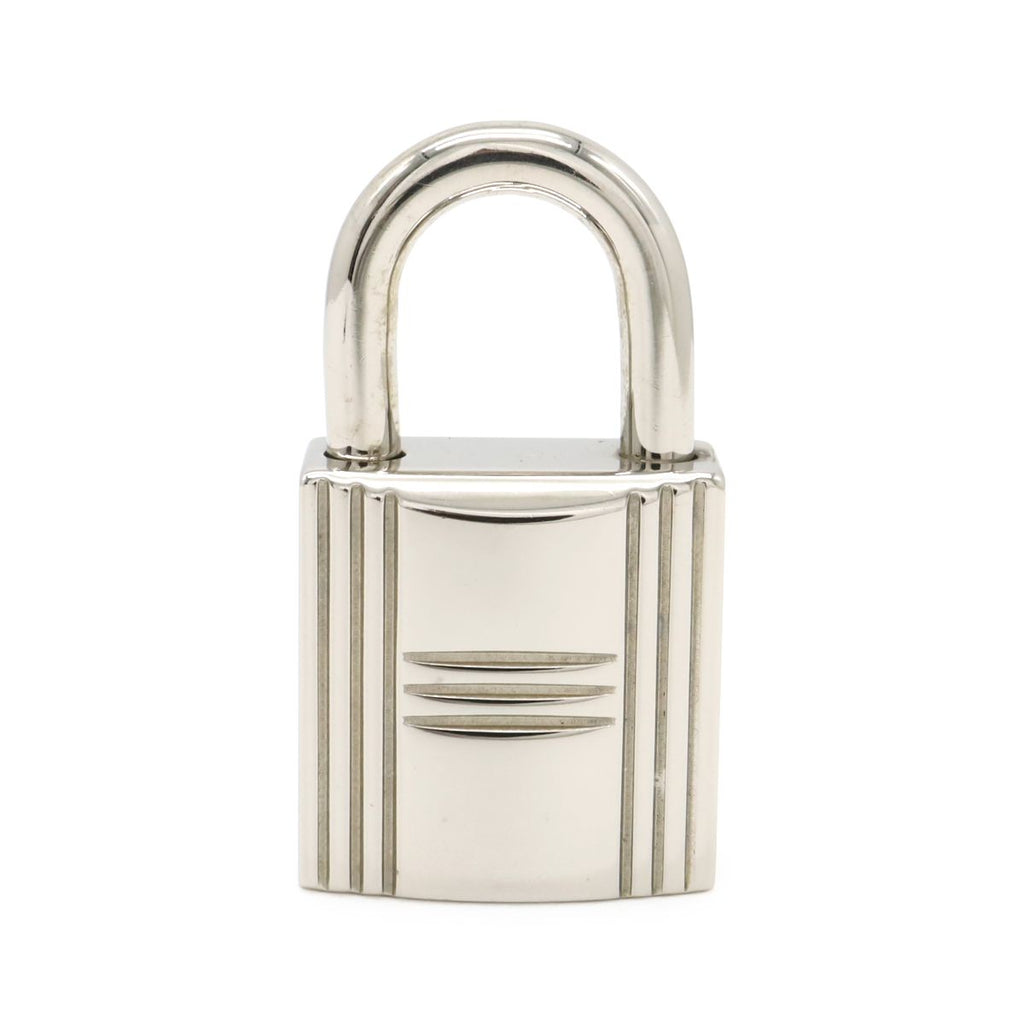 Hermes Cadena Padlock Key with Key Metal Silver — view 2
