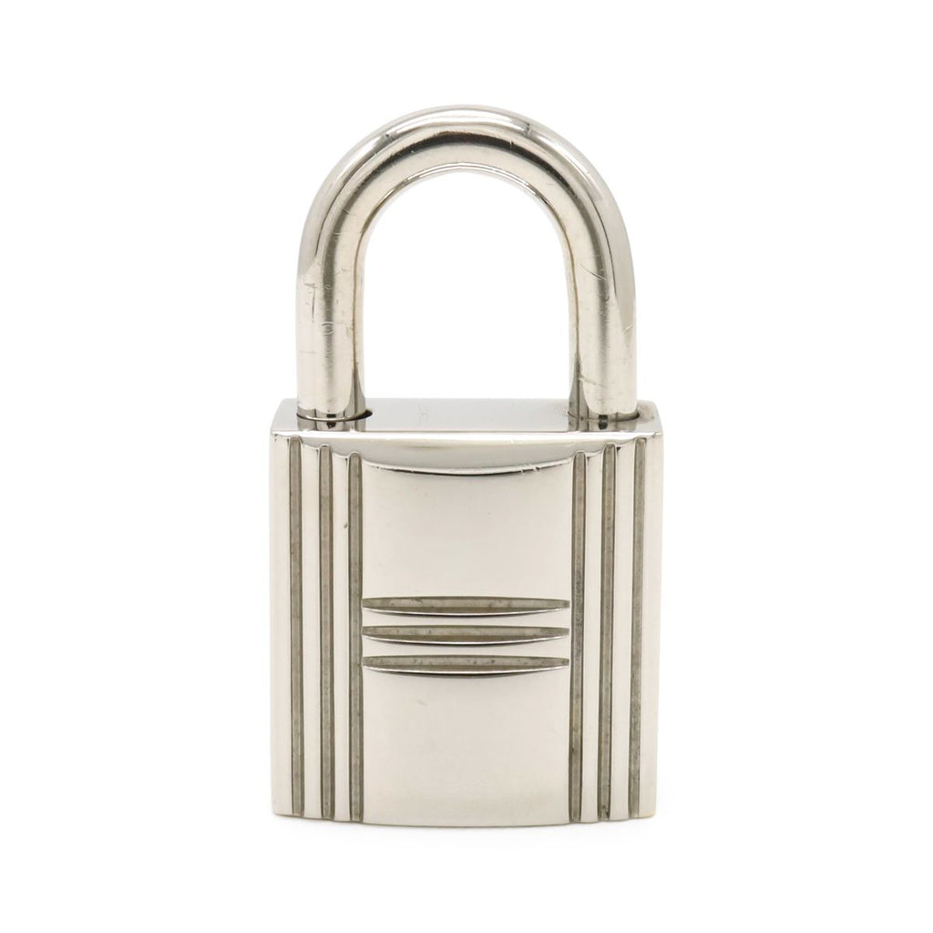Hermes Cadena Padlock Key with Key Metal Silver — view 2