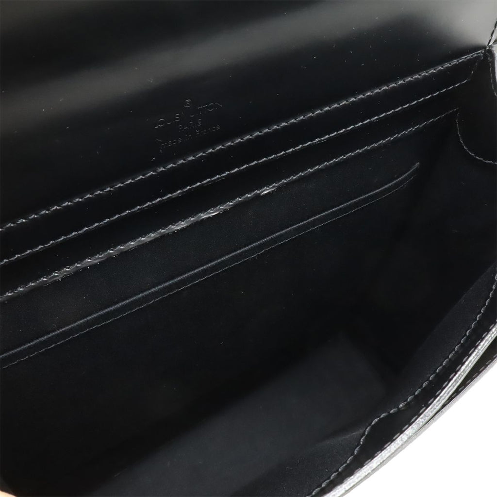 Louis Vuitton Liege Fantasan Shoulder Bag Crossbody Calfskin Leather Black — view 6
