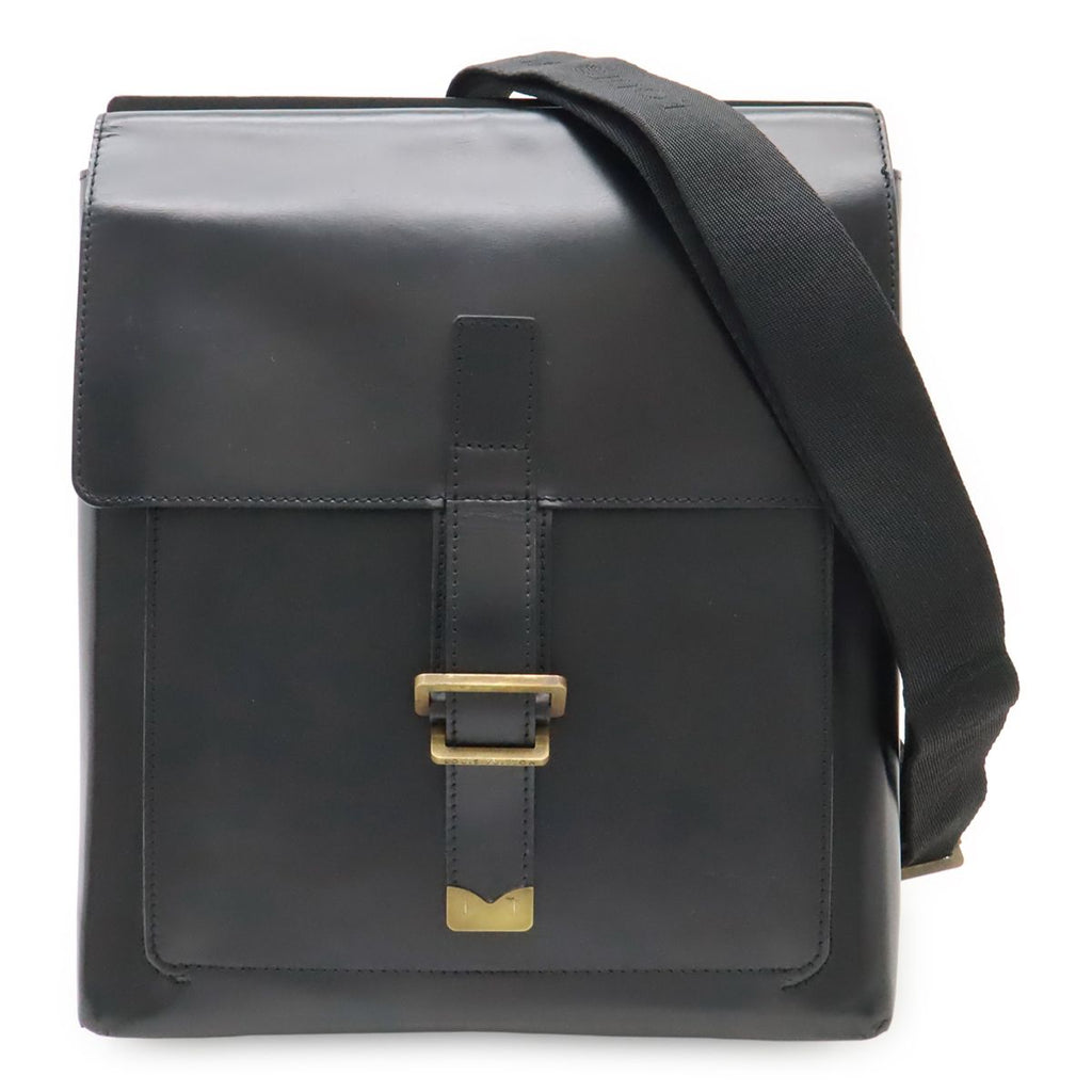 Louis Vuitton Liege Fantasan Shoulder Bag Crossbody Calfskin Leather Black