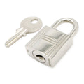 Hermes Cadena Padlock Key with Key Metal Silver