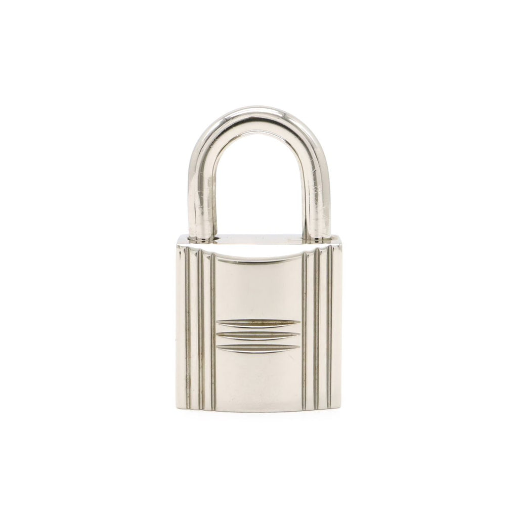 Hermes Cadena Padlock Key with Key Metal Silver — view 2