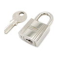 Hermes Cadena Padlock Key with Key Metal Silver