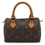 Louis Vuitton Monogram Mini Speedy Mini Bag Pouch Case
