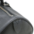 Louis Vuitton Epi Speedy 30 Mini Boston Bag Softepi Leather Noir Black Silver — view 8