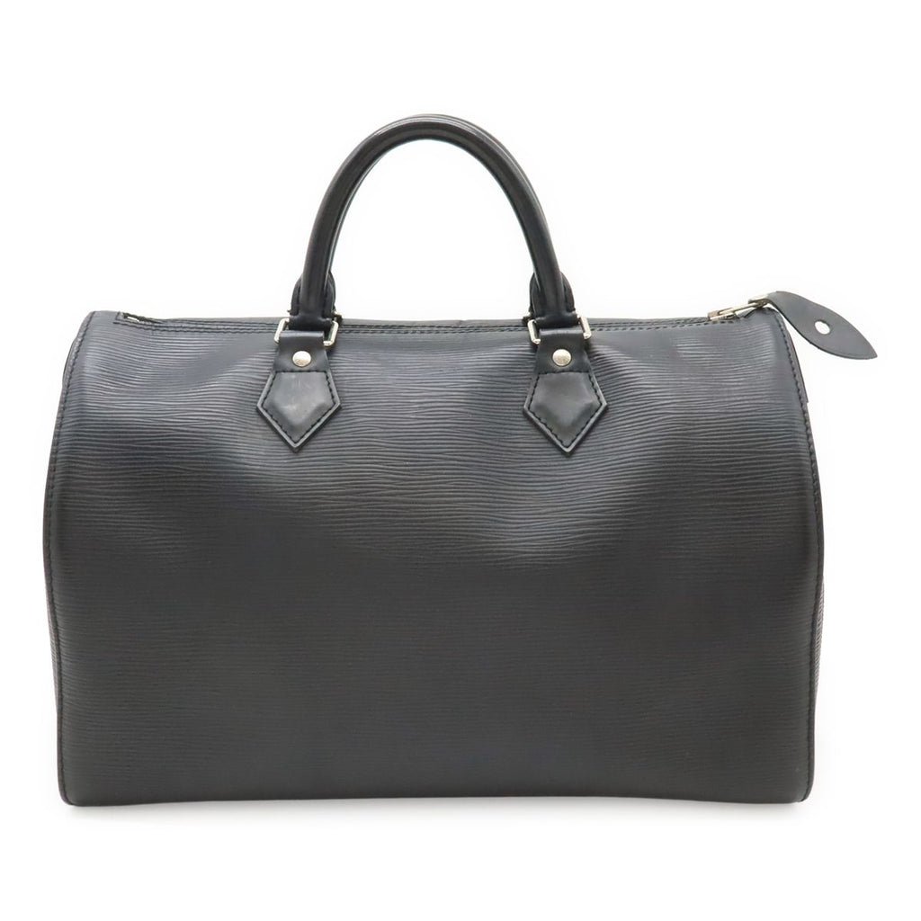 Louis Vuitton Epi Speedy 30 Mini Boston Bag Softepi Leather Noir Black Silver