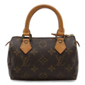 Louis Vuitton Monogram Mini Speedy Mini Bag Pouch Case