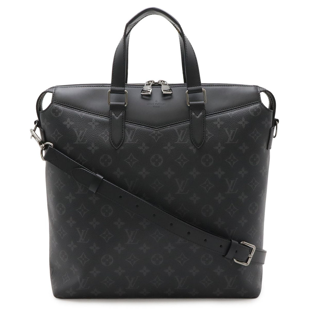 Louis Vuitton Monogram Eclipse Tote Explorer Business Briefcase 2-Way Shoulder