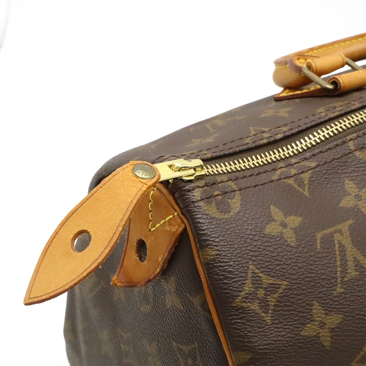 Louis Vuitton Monogram Speedy 35 Mini Boston Bag Travel Purse — view 5