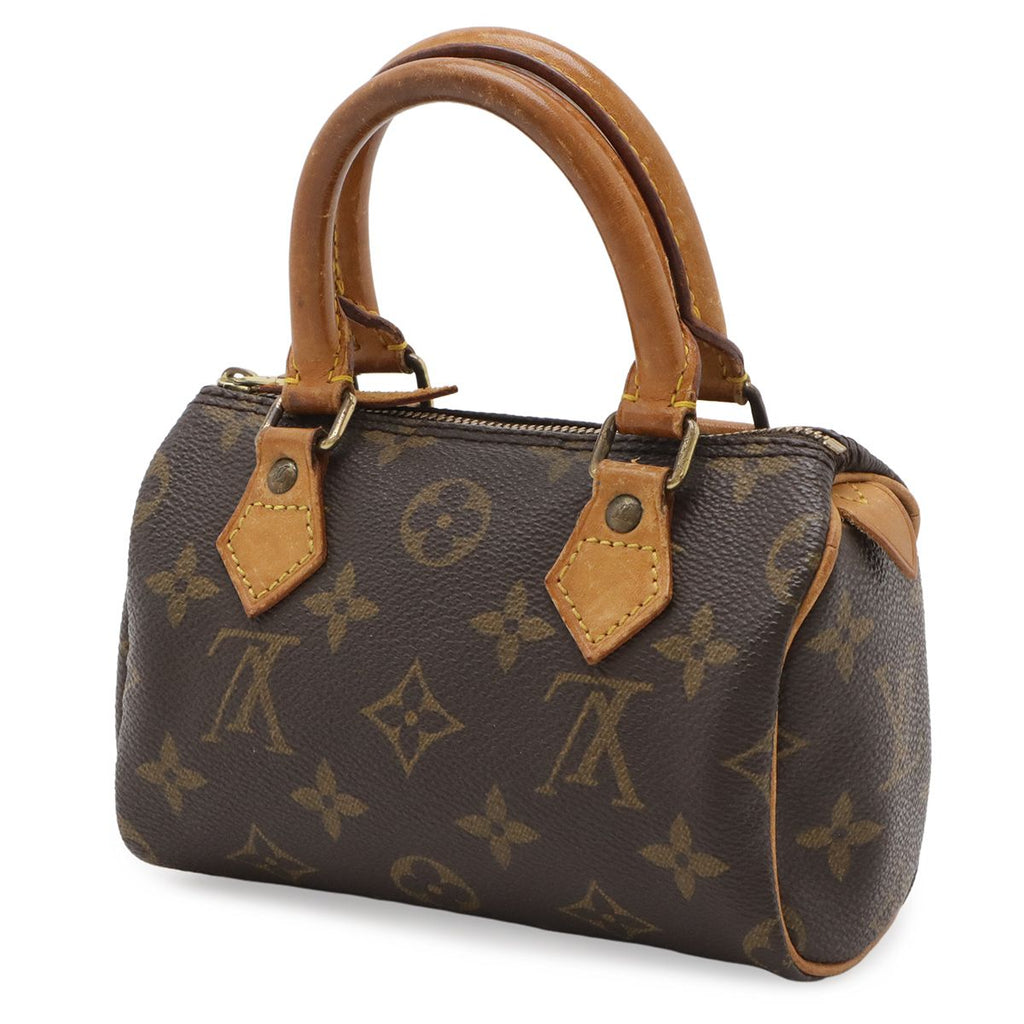 Louis Vuitton Monogram Mini Speedy Mini Bag Pouch Case — view 2
