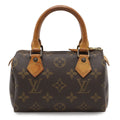 Louis Vuitton Monogram Mini Speedy Mini Bag Pouch Case