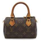 Louis Vuitton Monogram Mini Speedy Mini Bag Pouch Case