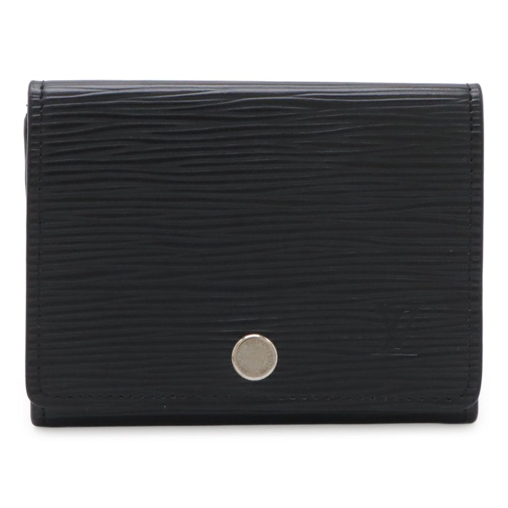 Louis Vuitton Epi Envelope Carte de Visite Card Case Business Holder Noir Black