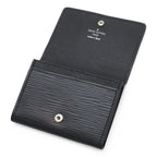 Louis Vuitton Epi Envelope Carte de Visite Card Case Business Holder Noir Black — view 7