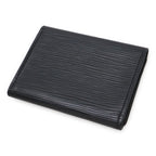 Louis Vuitton Epi Envelope Carte de Visite Card Case Business Holder Noir Black — view 2