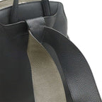 Hermes City 27 Backpack Taurillon Clemence Leather Black Vert Grease Silver — view 4