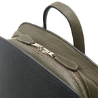 Hermes City 27 Backpack Taurillon Clemence Leather Black Vert Grease Silver — view 8