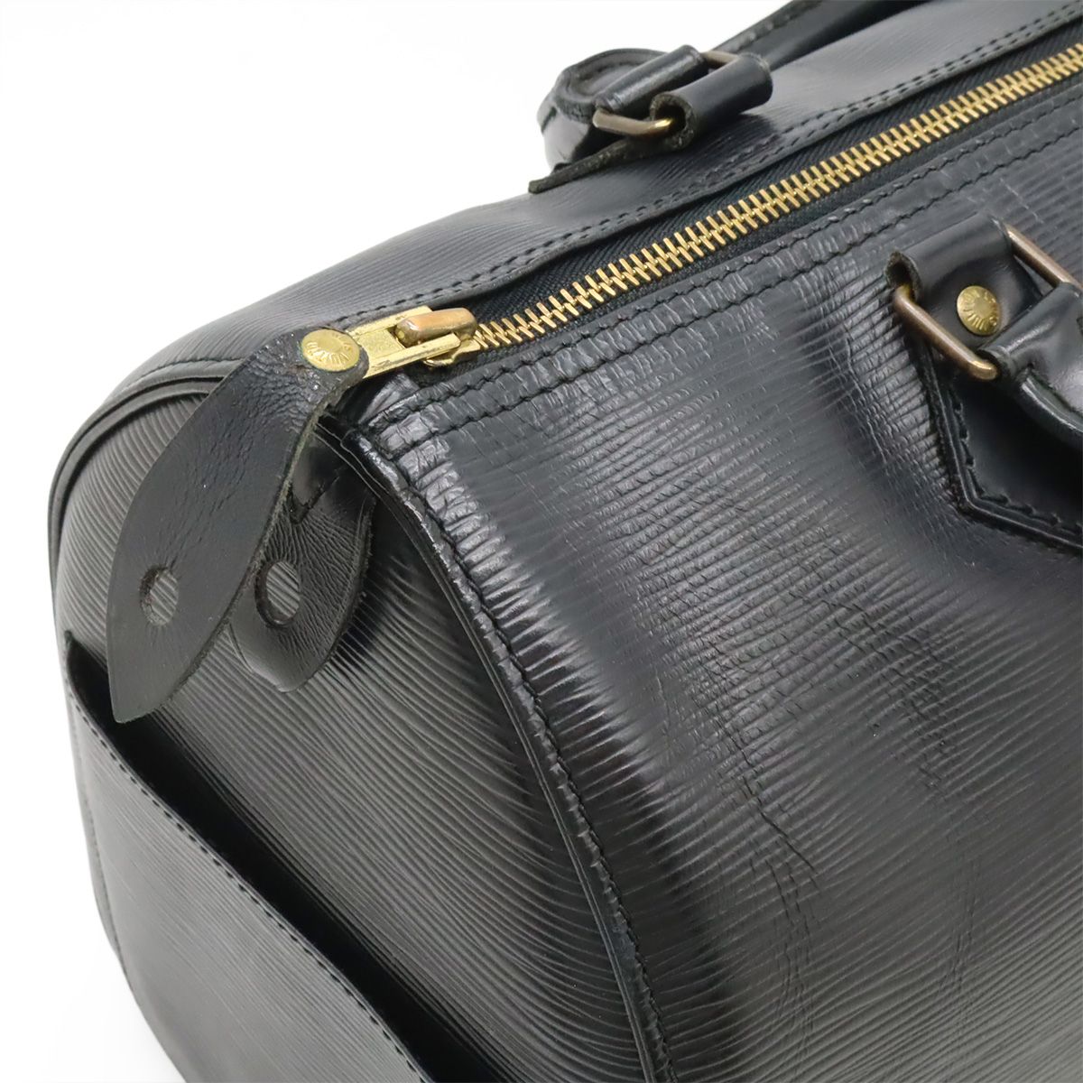 Louis Vuitton Epi Speedy 30 Boston Bag Leather Noir Black — view 5